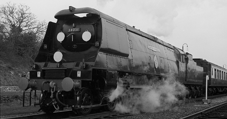 steam locomotive Winston Churchill 